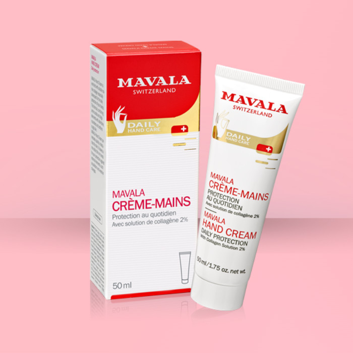 MAVALA cuidado y belleza para uñas, piel alta calidad. CUIDADO DIARIO Crema de manos.