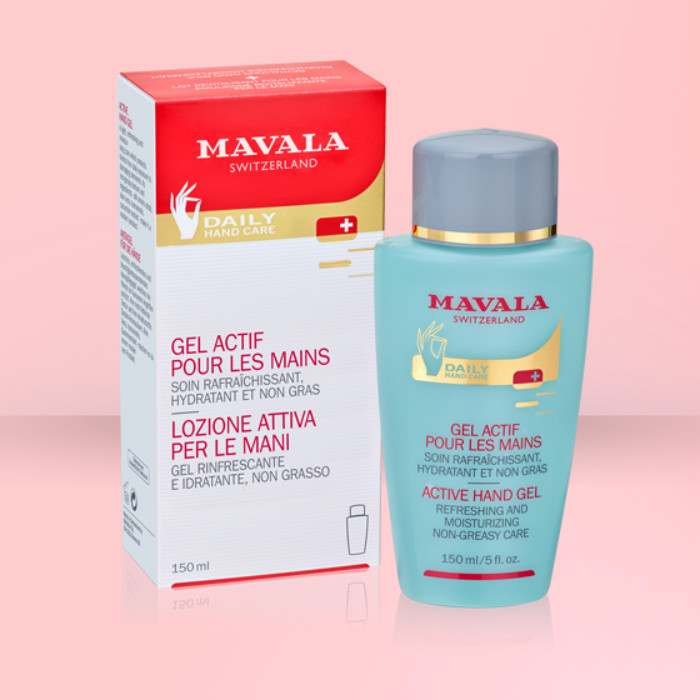 MAVALA cuidado y belleza para uñas, piel alta calidad. CUIDADO DIARIO Gel activo.