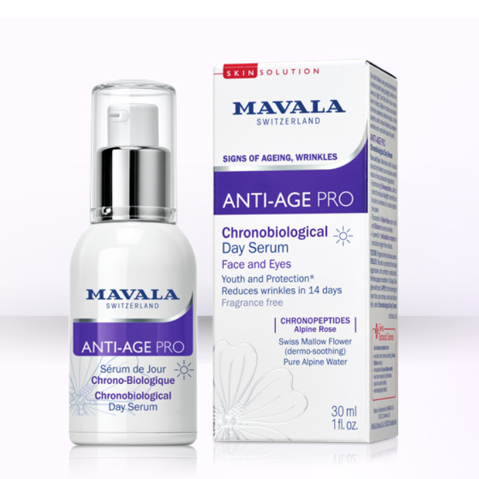 MAVALA cuidado y belleza para uñas, piel alta calidad. ANTI-AGE PRO Serum de día.