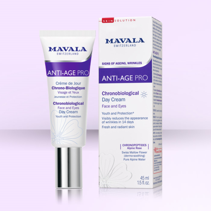 MAVALA cuidado y belleza para uñas, piel alta calidad. ANTI-AGE PRO Crema de día.