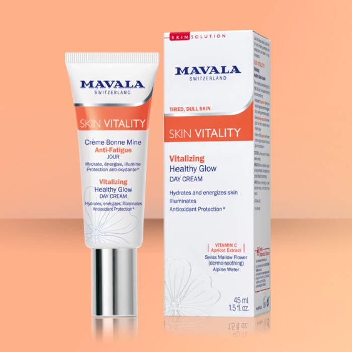 MAVALA cuidado y belleza para uñas, piel alta calidad. SKIN VITALITY Crema Resplandor.