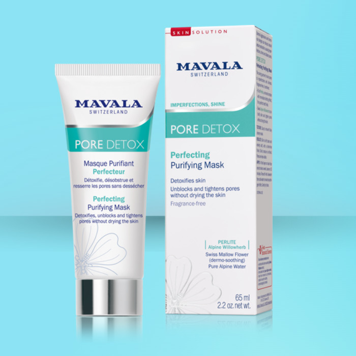 MAVALA cuidado y belleza para uñas, piel alta calidad.  PORE DETOX Mascarilla Purificante.