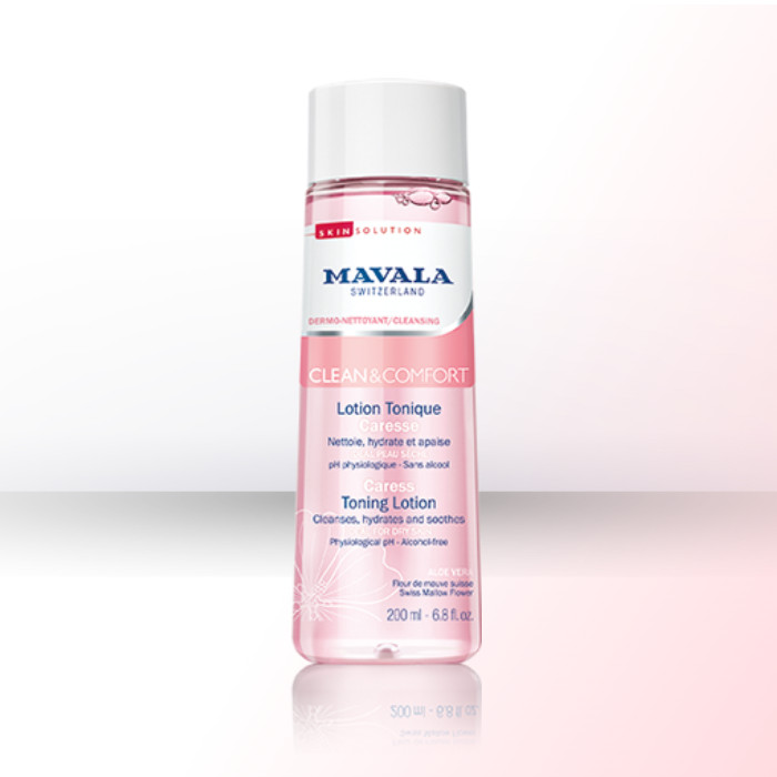 MAVALA cuidado y belleza para uñas, piel alta calidad. CLEAN & COMFORT Loción Tónica Suave.