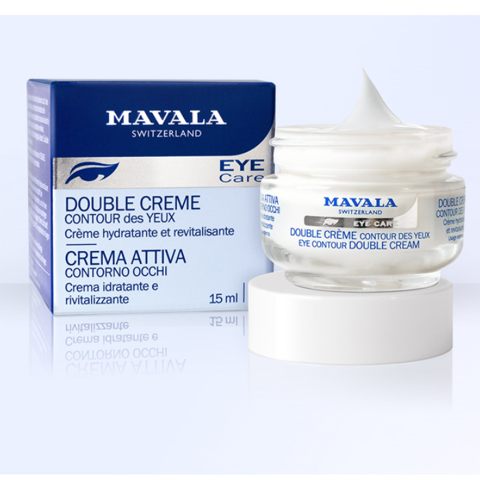 MAVALA cuidado y belleza para uñas, piel alta calidad. CUIDADO Contorno para los ojos Double Cream.