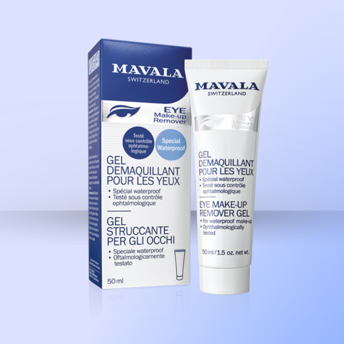 MAVALA cuidado y belleza para uñas, piel alta calidad. DESMAQUILLANTES DE OJOS Gel desmaquillante de ojos.