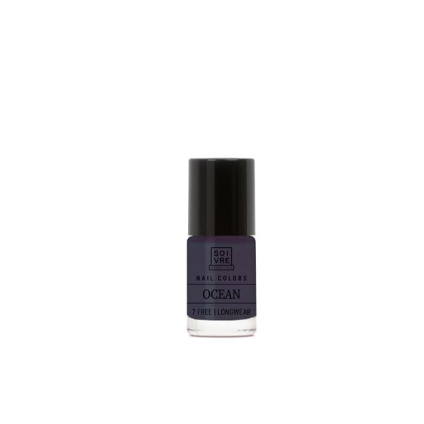 SOIVRE COSMETICS. Cosmética saludable. SOIVRE el cuidado integral y específico que tu piel necesita. ESMALTE DE UÑAS OCEAN 6ML Nails. 7 Free. Longwear.