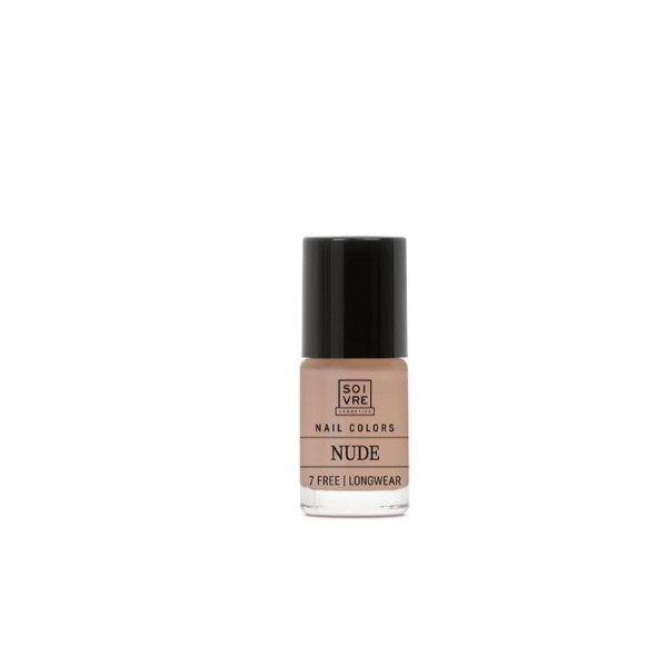 SOIVRE COSMETICS. Cosmética saludable. SOIVRE el cuidado integral y específico que tu piel necesita. ESMALTE DE UÑAS NUDE 6ML Nails. 7 Free. Longwear.