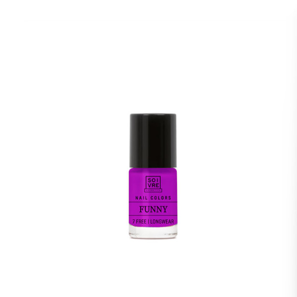 SOIVRE COSMETICS. Cosmética saludable. SOIVRE el cuidado integral y específico que tu piel necesita. ESMALTE DE UÑAS FUNNY 6ML Nails. 7 Free. Longwear.