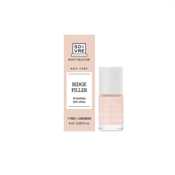 SOIVRE COSMETICS. Cosmética saludable. SOIVRE el cuidado integral y específico que tu piel necesita. ESMALTE ANTIESTRÍAS 6ML Nails. Corrige la superfície irregular.