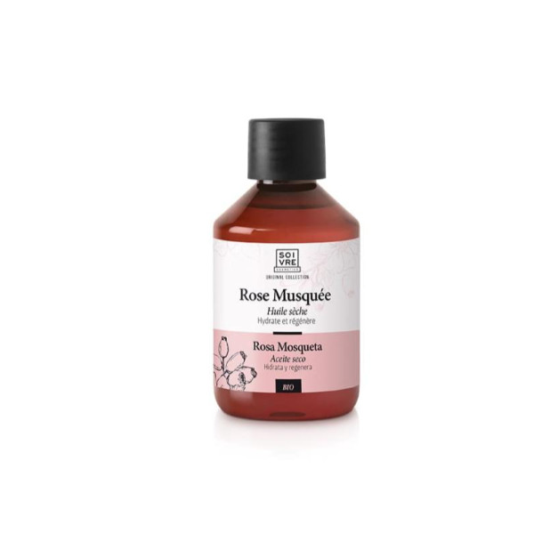 SOIVRE COSMETICS. Cosmética saludable. SOIVRE el cuidado integral y específico que tu piel necesita. ACEITE SECO 200ML Rosa Mosqueta. Previene y atenúa estrías, cicatrices e imperfeciones.