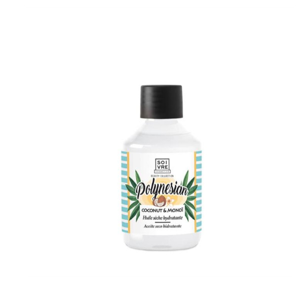 SOIVRE COSMETICS. Cosmética saludable. SOIVRE el cuidado integral y específico que tu piel necesita. ACEITE SECO CORPORAL 200ML Polynesian Oil Coco. Hidrata y embellece la piel.