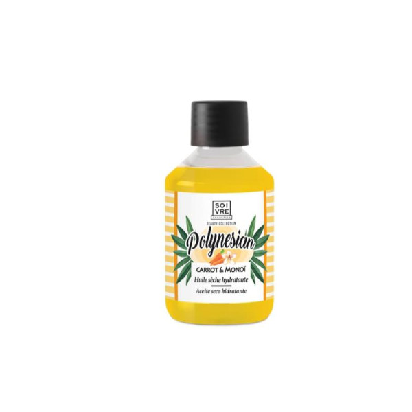 SOIVRE COSMETICS. Cosmética saludable. SOIVRE el cuidado integral y específico que tu piel necesita. ACEITE SECO CORPORAL 200ML Polynesian Oil Zanahoria. Hidrata y embellece la piel.