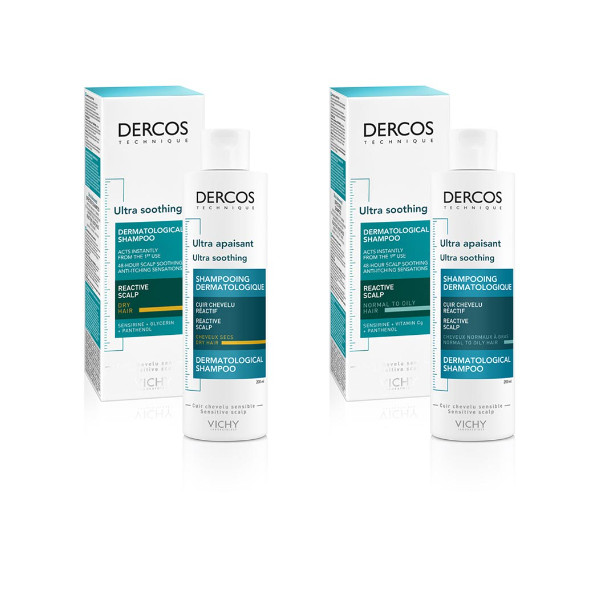 DERCOS TECHNIQUE CHAMPÚ ULTRACALMANTE PARA CABELLO SECO