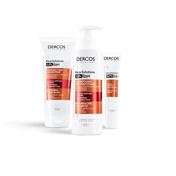 DERCOS TECHNIQUE MASCARILLA REPARADORA KERA-SOLUTIONS 2MIN